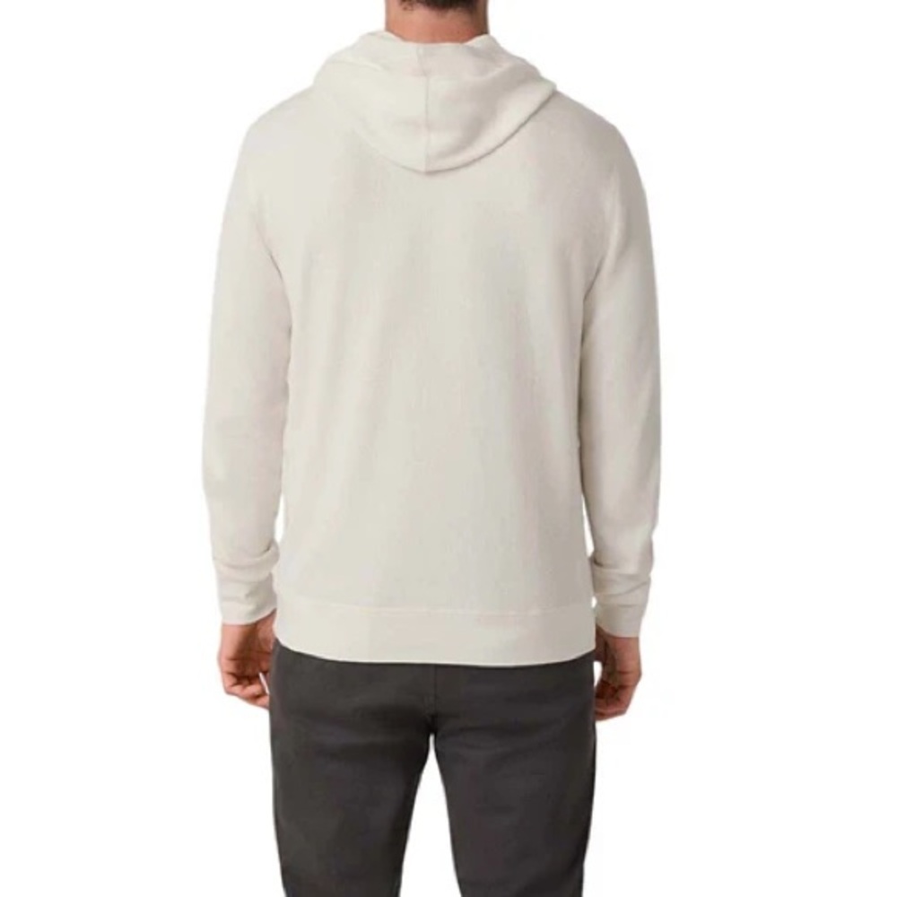 Vuori Men’s Waffle Hoodie in Marshmallow Size Large - Picture 10 of 11